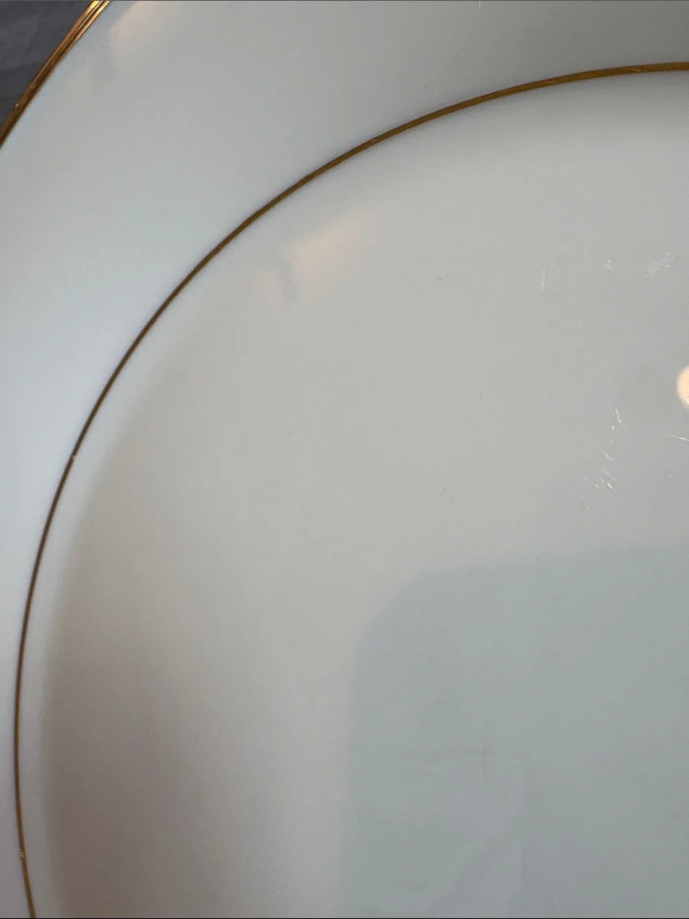 Lenox Eternal Dinner Plate 24k Gold Rim Bone China 10.75” Set of 2 READ